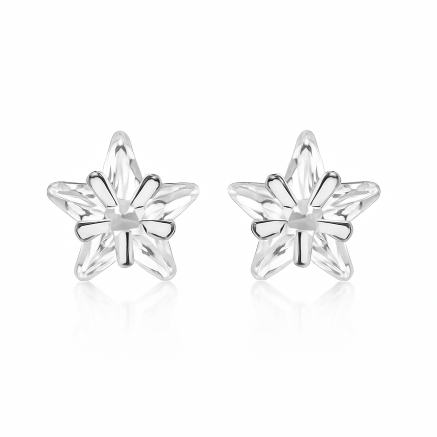 Illuminez votre look avec ces boucles d'oreilles clous en argent sterling 925, ornées de zircons en forme d'étoile de 3 mm. Ces boucles d'oreilles délicates et modernes capturent l'éclat du ciel étoilé grâce à leurs zircons scintillants en forme d'étoile, parfaits pour ajouter une touche de magie et de raffinement à votre style. Fabriquées en argent sterling 925 de haute qualité, elles offrent à la fois durabilité et brillance, tout en étant légères et confortables à porter au quotidien.
