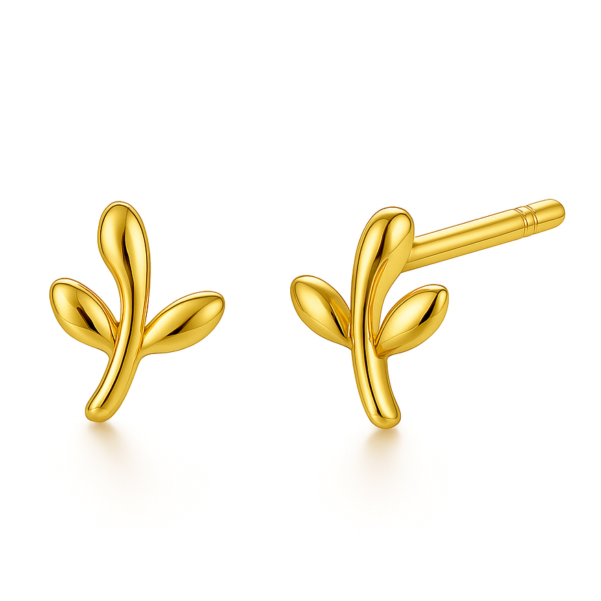 Apportez une touche de fraîcheur et de nature à votre style avec ces boucles d'oreilles puces en argent 925 doré à l'or fin, ornées de petites feuilles délicates. Le design élégant et raffiné de ces puces d'oreilles symbolise la légèreté et la grâce de la nature, ajoutant une note de douceur à votre look. La finition en argent 925 doré à l'or fin garantit une brillance durable et une qualité exceptionnelle, idéale pour un usage quotidien ou des occasions spéciales.