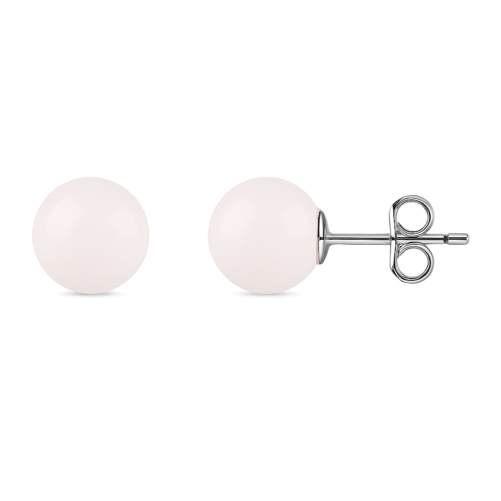 Ajoutez une touche de douceur et d’élégance à votre style avec ces boucles d’oreilles puces en argent 925, ornées de billes en quartz rose de 6 mm. Un design minimaliste et délicat qui sublime vos tenues du quotidien avec une note tendre et féminine.