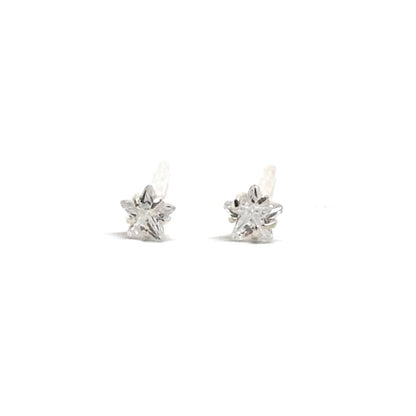 Boucles d'oreilles clous en argent sterling 925, ornées de zircons en forme d'étoile de 3 mm. Design moderne et raffiné, ces boucles capturent l'éclat d'une étoile scintillante, parfaites pour apporter une touche de magie et de sophistication à votre look. Fabriquées en argent sterling 925, elles sont légères et confortables à porter, idéales pour le quotidien ou pour une occasion spéciale. Un bijou élégant et lumineux, symbolisant la brillance céleste.
