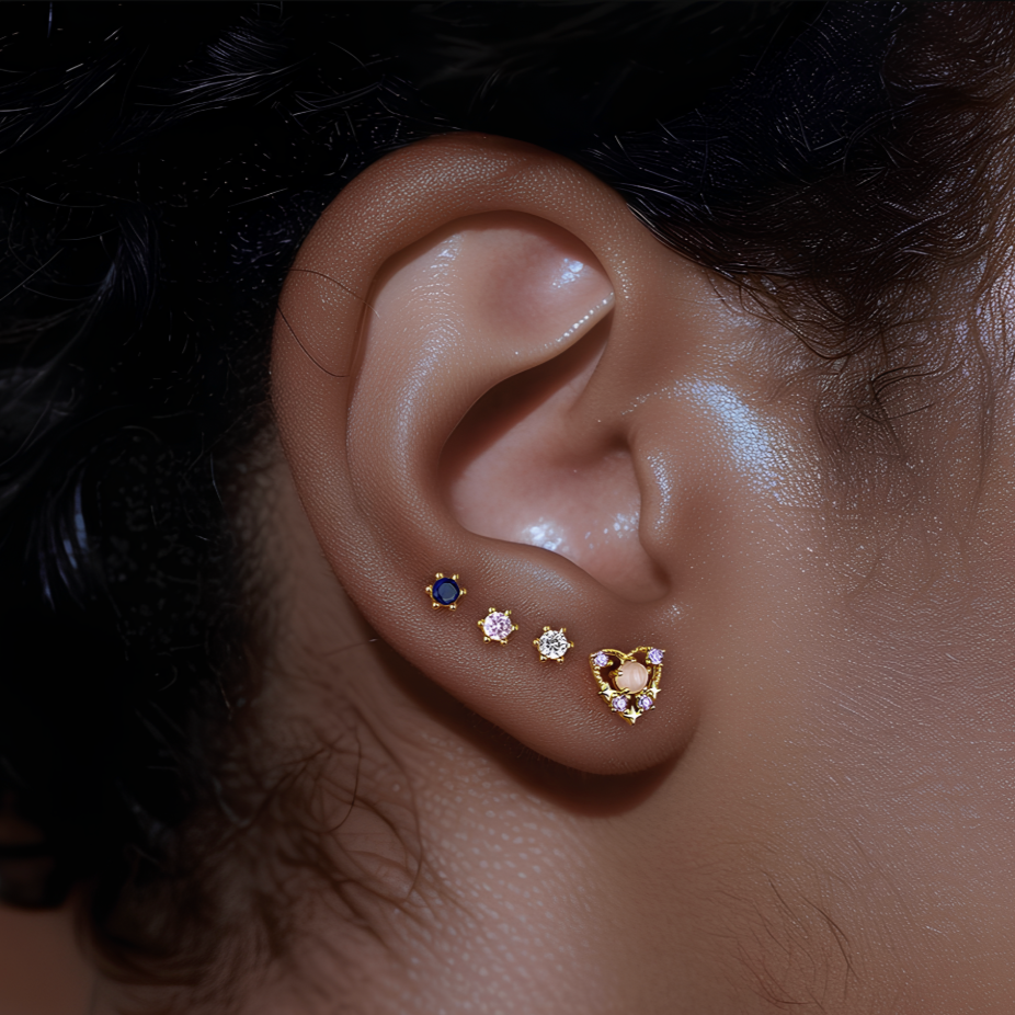 Boucles d’oreilles femme en argent 925 doré à l’or 18k en forme de cœur, ornées d’une pierre rose et de zircons améthystes scintillants. Bijou romantique et raffiné, symbole d’amour et de passion, au design luxueux et féminin. Idéales pour un look élégant, une occasion spéciale ou un cadeau précieux, ces boucles offrent une brillance durable et un éclat intemporel.