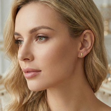 Boucles d’oreilles hippocampe en acier inoxydable couleur doré