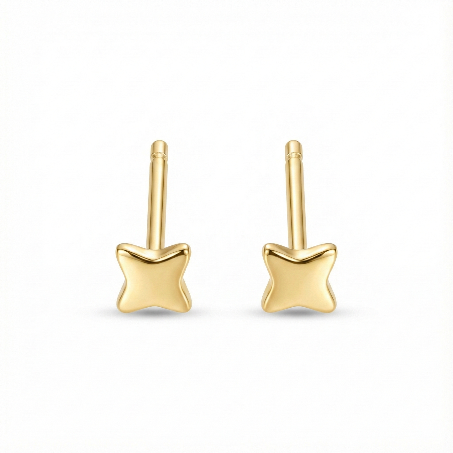 Détail étoiles dorées sur monture argent 925