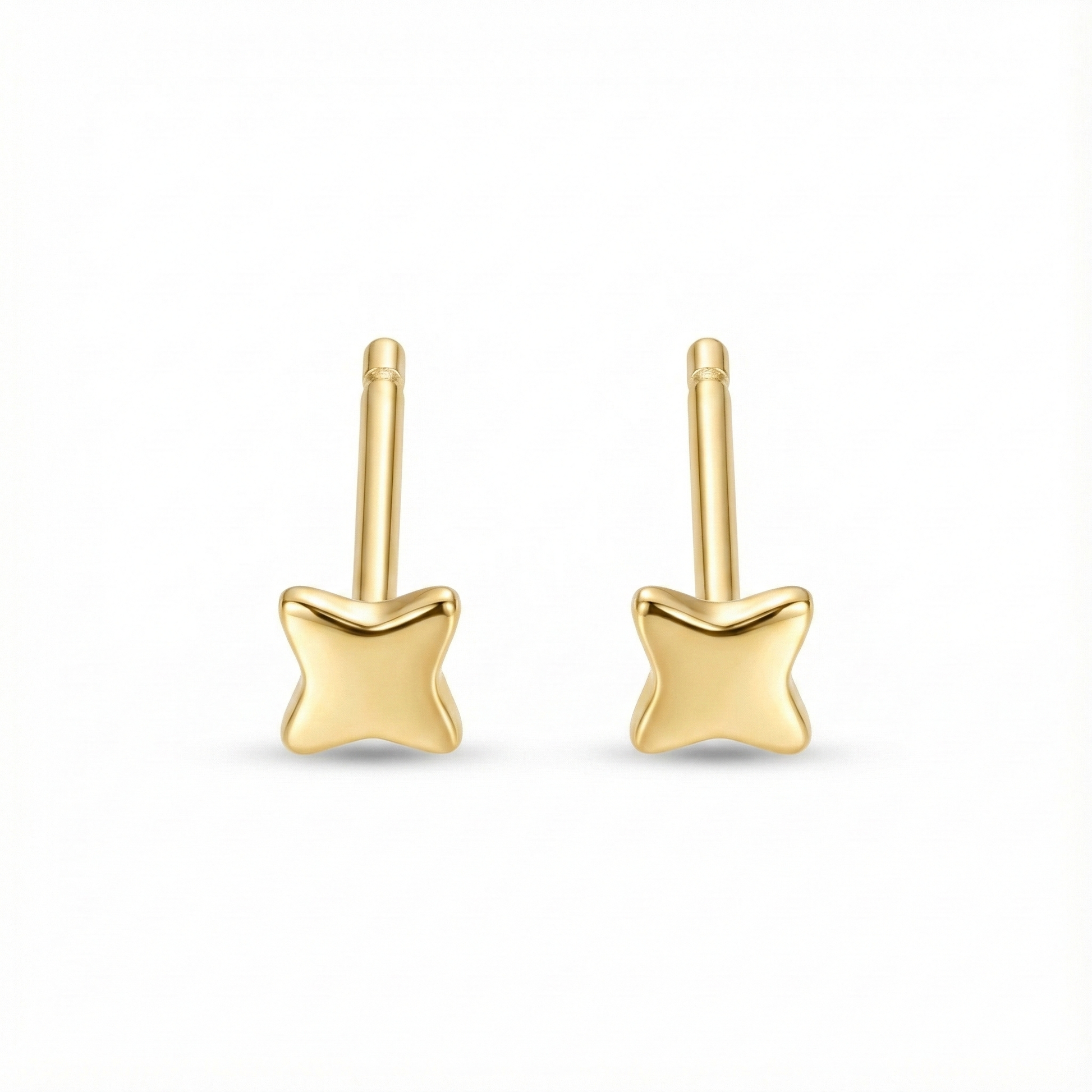 Détail étoiles dorées sur monture argent 925