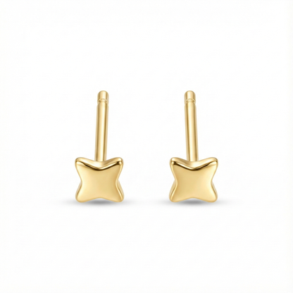 Détail étoiles dorées sur monture argent 925